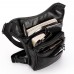 Leather Motorcycle Drop Leg Bag For Men Waist Fanny Pack for Travel Outdoor Hiking Cycling Riding